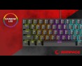 Rampage Plower K60 klawiatura mechaniczna gaming Blue Switch czarna Rampage Plower K60 klawiatura mechaniczna gaming Blue Switch czarna