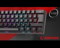 Rampage Plower K60 klawiatura mechaniczna gaming Blue Switch czarna Rampage Plower K60 klawiatura mechaniczna gaming Blue Switch czarna