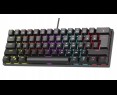 Rampage Plower K60 klawiatura mechaniczna gaming Blue Switch czarna Rampage Plower K60 klawiatura mechaniczna gaming Blue Switch czarna