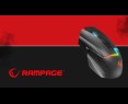 Mysz Rampage DROP M3 gaming bezprzewodowa 1000Hz RGB czarna ergonomiczna Mysz Rampage DROP M3 gaming bezprzewodowa 1000Hz RGB czarna ergonomiczna