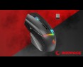 Mysz Rampage DROP M3 gaming bezprzewodowa 1000Hz RGB czarna ergonomiczna Mysz Rampage DROP M3 gaming bezprzewodowa 1000Hz RGB czarna ergonomiczna