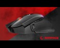 Mysz Rampage DROP M3 gaming bezprzewodowa 1000Hz RGB czarna ergonomiczna Mysz Rampage DROP M3 gaming bezprzewodowa 1000Hz RGB czarna ergonomiczna