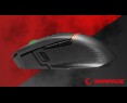 Mysz Rampage DROP M3 gaming bezprzewodowa 1000Hz RGB czarna ergonomiczna Mysz Rampage DROP M3 gaming bezprzewodowa 1000Hz RGB czarna ergonomiczna