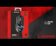 Mysz Rampage DROP M3 gaming bezprzewodowa 1000Hz RGB czarna ergonomiczna Mysz Rampage DROP M3 gaming bezprzewodowa 1000Hz RGB czarna ergonomiczna