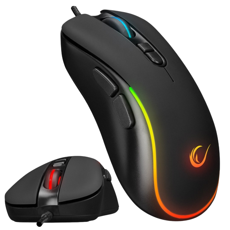 Mysz Rampage X-JAMMER V2 RGB 12800 DPI gaming wydajna makro Mysz Rampage X-JAMMER V2 RGB 12800 DPI gaming wydajna makro