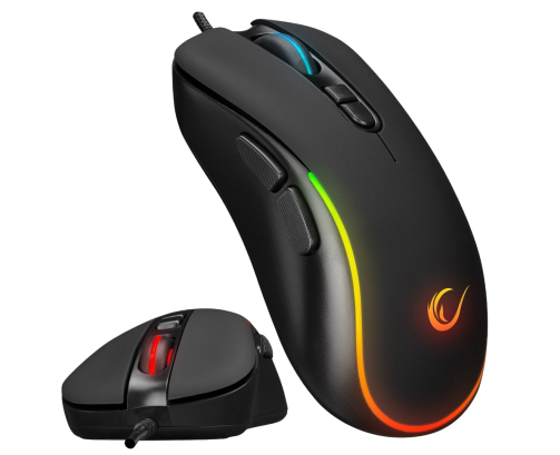 Mysz Rampage X-JAMMER V2 RGB 12800 DPI gaming wydajna makro