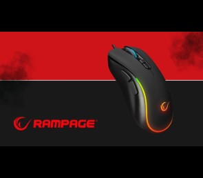 Mysz Rampage X-JAMMER V2 RGB 12800 DPI gaming wydajna makro