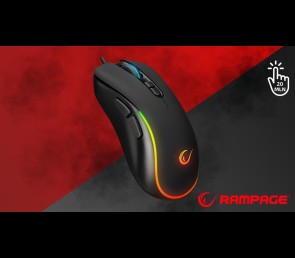 Mysz Rampage X-JAMMER V2 RGB 12800 DPI gaming wydajna makro