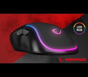 Mysz Rampage X-JAMMER V2 RGB 12800 DPI gaming wydajna makro
