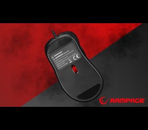 Mysz Rampage X-JAMMER V2 RGB 12800 DPI gaming wydajna makro