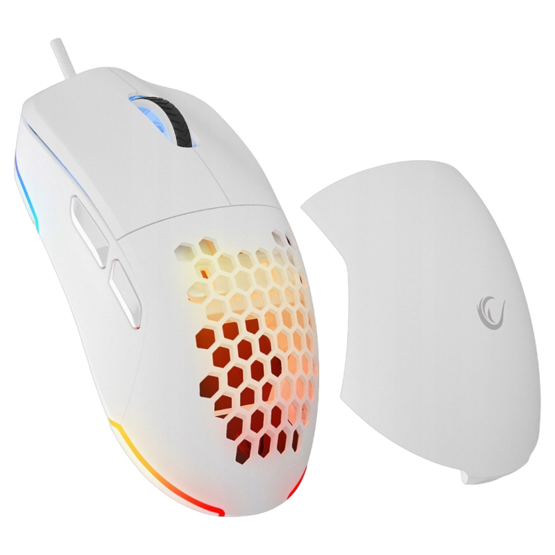 Rampage BLINK myszka gamingowa 12800 DPI RGB ergonomiczna biała Rampage BLINK myszka gamingowa 12800 DPI RGB ergonomiczna biała