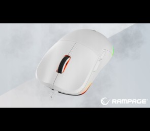 Rampage BLINK myszka gamingowa 12800 DPI RGB ergonomiczna biała