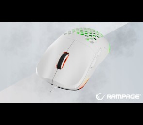 Rampage BLINK myszka gamingowa 12800 DPI RGB ergonomiczna biała