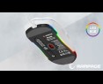 Rampage BLINK myszka gamingowa 12800 DPI RGB ergonomiczna biała Rampage BLINK myszka gamingowa 12800 DPI RGB ergonomiczna biała