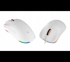 Rampage BLINK myszka gamingowa 12800 DPI RGB ergonomiczna biała