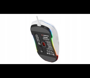 Rampage BLINK myszka gamingowa 12800 DPI RGB ergonomiczna biała