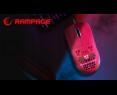 Rampage BLINK myszka gamingowa 12800 DPI RGB różowa ergonomiczna Rampage BLINK myszka gamingowa 12800 DPI RGB różowa ergonomiczna