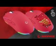 Rampage BLINK myszka gamingowa 12800 DPI RGB różowa ergonomiczna Rampage BLINK myszka gamingowa 12800 DPI RGB różowa ergonomiczna