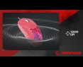 Rampage BLINK myszka gamingowa 12800 DPI RGB różowa ergonomiczna Rampage BLINK myszka gamingowa 12800 DPI RGB różowa ergonomiczna
