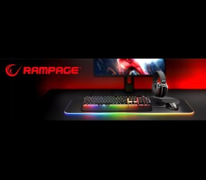 Rampage BLINK myszka gamingowa 12800 DPI RGB różowa ergonomiczna