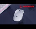 Rampage Blitz Ultimate mysz bezprzewodowa gaming PAW3950 30000 DPI biała Rampage Blitz Ultimate mysz bezprzewodowa gaming PAW3950 30000 DPI biała