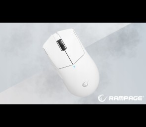 Rampage Blitz Ultimate mysz bezprzewodowa gaming PAW3950 30000 DPI biała
