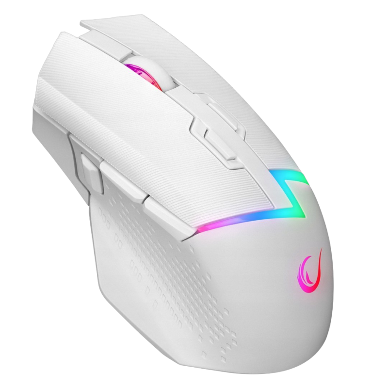 Rampage DROP M3 mysz bezprzewodowa gaming 1000Hz RGB biała Rampage DROP M3 mysz bezprzewodowa gaming 1000Hz RGB biała
