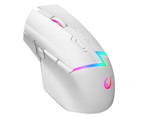 Rampage DROP M3 mysz bezprzewodowa gaming 1000Hz RGB biała