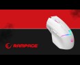 Rampage DROP M3 mysz bezprzewodowa gaming 1000Hz RGB biała Rampage DROP M3 mysz bezprzewodowa gaming 1000Hz RGB biała