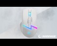 Rampage DROP M3 mysz bezprzewodowa gaming 1000Hz RGB biała Rampage DROP M3 mysz bezprzewodowa gaming 1000Hz RGB biała