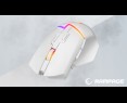 Rampage DROP M3 mysz bezprzewodowa gaming 1000Hz RGB biała Rampage DROP M3 mysz bezprzewodowa gaming 1000Hz RGB biała