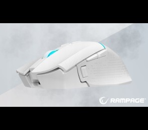 Rampage DROP M3 mysz bezprzewodowa gaming 1000Hz RGB biała