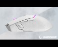 Rampage DROP M3 mysz bezprzewodowa gaming 1000Hz RGB biała Rampage DROP M3 mysz bezprzewodowa gaming 1000Hz RGB biała