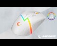 Rampage DROP M3 mysz bezprzewodowa gaming 1000Hz RGB biała Rampage DROP M3 mysz bezprzewodowa gaming 1000Hz RGB biała