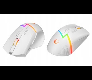 Rampage DROP M3 mysz bezprzewodowa gaming 1000Hz RGB biała