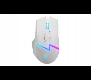 Rampage DROP M3 mysz bezprzewodowa gaming 1000Hz RGB biała