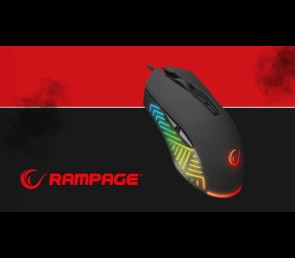 Rampage Mysz SPEAR V2 gamingowa RGB 12800 DPI 1kHz makro