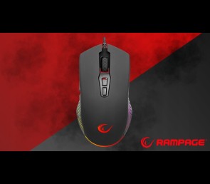 Rampage Mysz SPEAR V2 gamingowa RGB 12800 DPI 1kHz makro