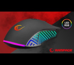 Rampage Mysz SPEAR V2 gamingowa RGB 12800 DPI 1kHz makro