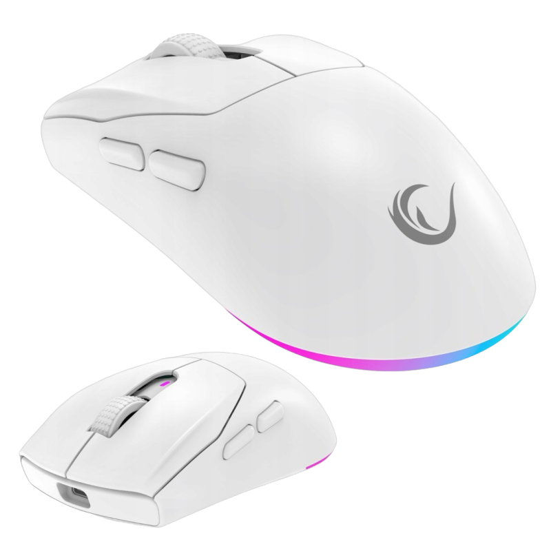 Rampage Prote M5 mysz bezprzewodowa gaming 24000 DPI 1000 Hz lekka RGB