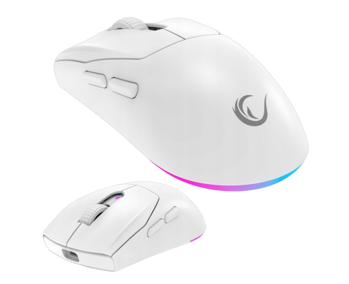 Rampage Prote M5 mysz bezprzewodowa gaming 24000 DPI 1000 Hz lekka RGB
