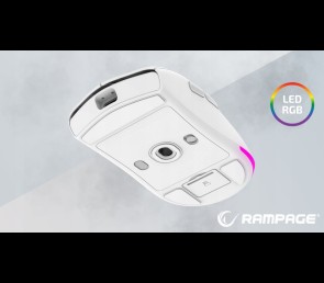 Rampage Prote M5 mysz bezprzewodowa gaming 24000 DPI 1000 Hz lekka RGB