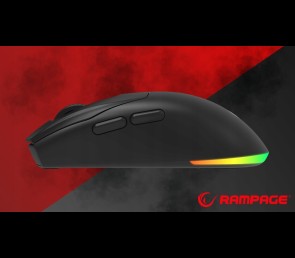 Rampage Prote M5 mysz gamingowa bezprzewodowa 24000 DPI 1000Hz RGB czarna