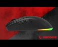 Rampage Prote M5 mysz gamingowa bezprzewodowa 24000 DPI 1000Hz RGB czarna Rampage Prote M5 mysz gamingowa bezprzewodowa 24000 DPI 1000Hz RGB czarna