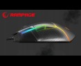 Rampage SMX G39 Comfort myszka gamingowa 12800 DPI programowalna RGB czarna Rampage SMX G39 Comfort myszka gamingowa 12800 DPI programowalna RGB czarna