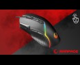 Rampage SMX G39 Comfort myszka gamingowa 12800 DPI programowalna RGB czarna Rampage SMX G39 Comfort myszka gamingowa 12800 DPI programowalna RGB czarna