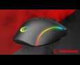 Rampage SMX G39 Comfort myszka gamingowa 12800 DPI programowalna RGB czarna Rampage SMX G39 Comfort myszka gamingowa 12800 DPI programowalna RGB czarna