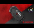 Rampage SMX G39 Comfort myszka gamingowa 12800 DPI programowalna RGB czarna Rampage SMX G39 Comfort myszka gamingowa 12800 DPI programowalna RGB czarna