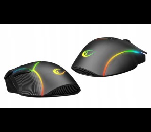 Rampage SMX G39 Comfort myszka gamingowa 12800 DPI programowalna RGB czarna