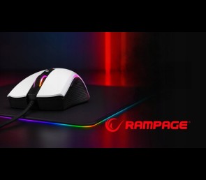 Rampage SMX-R44 V2 mysz gamingowa 12800 DPI RGB Huano 1000Hz biała